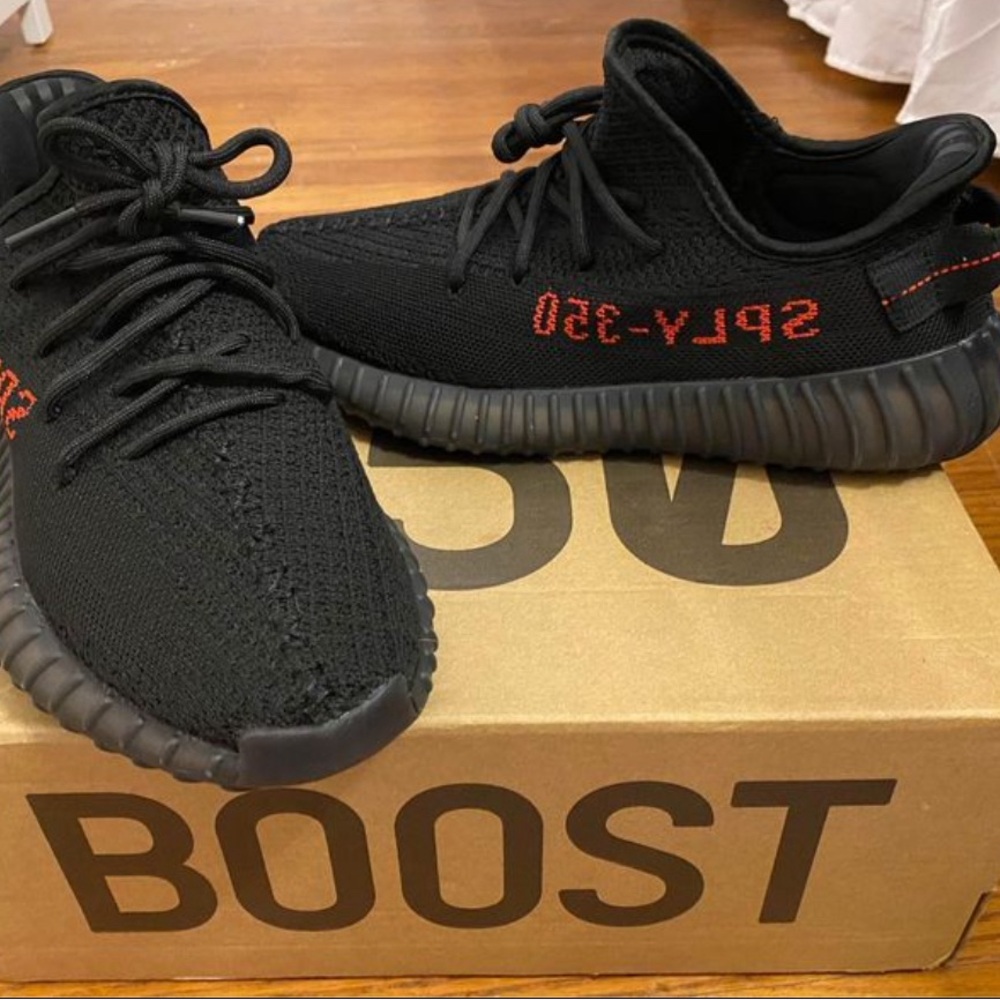 Adidas Yeezy Boost 350 V2 Size 8 Red&Black